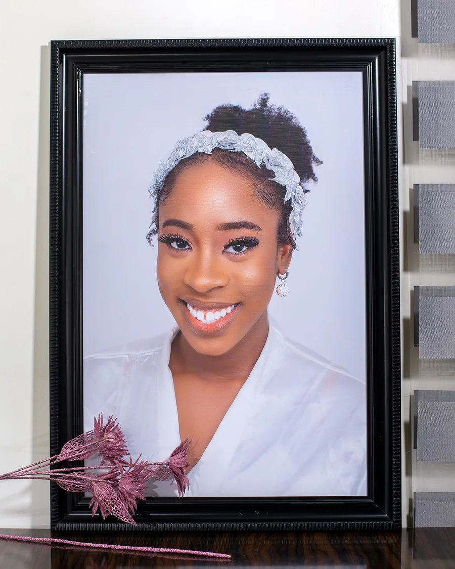 Black portrait photo frame made in Abuja